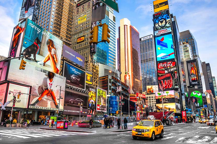 NEW YORK CITY -MARCH 25 Times Square featured with Broadway Th - Travel And Tour World U.S., tourism,